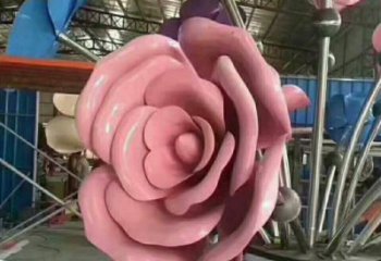 昌都牡丹花雕塑工廠優(yōu)選，城市裝飾，牡丹花花朵雕塑供給