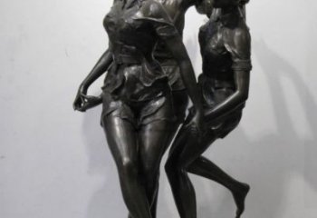 尼木住宅小區(qū)跳舞雕塑