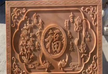 杭州浮雕制造商，室外軟裝，景觀福字浮雕制作廠家