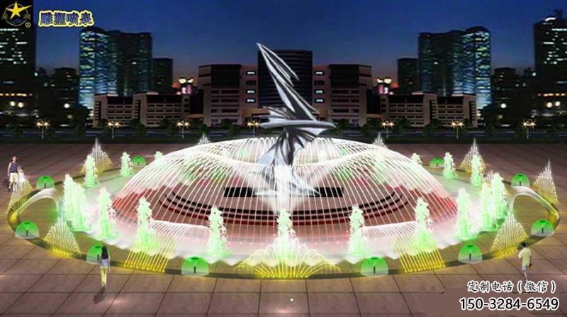 長壽水景搖擺噴泉雕塑,循環噴水模式噴泉雕塑加工 長壽水景搖擺噴泉雕塑,循環噴水模式噴泉雕塑加工